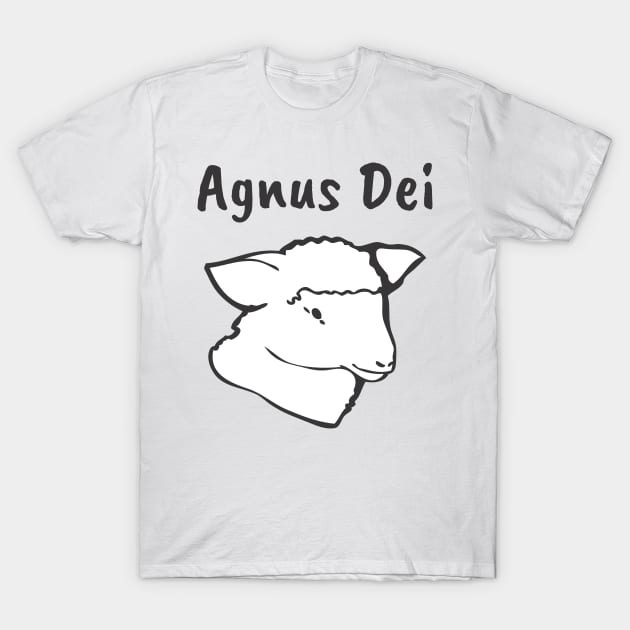 Agnus Dei God Jesus Christ Lamb T-Shirt by Foxxy Merch